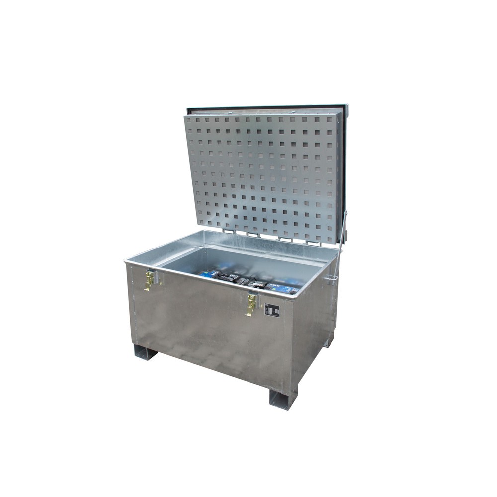 Produktabbildung Nr. 3: Bauer® Conteneur de stockage lithium-ions, HxlxP 750 x 1 000 x 1 200 mm, 280 litres