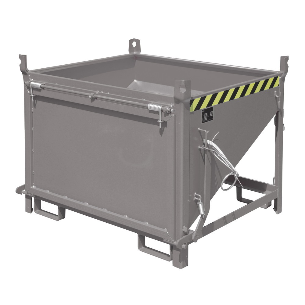 Illustration du produit: Bauer® Silo avec clapet, peint, volume 0,5 m3, RAL 7005 gris souris