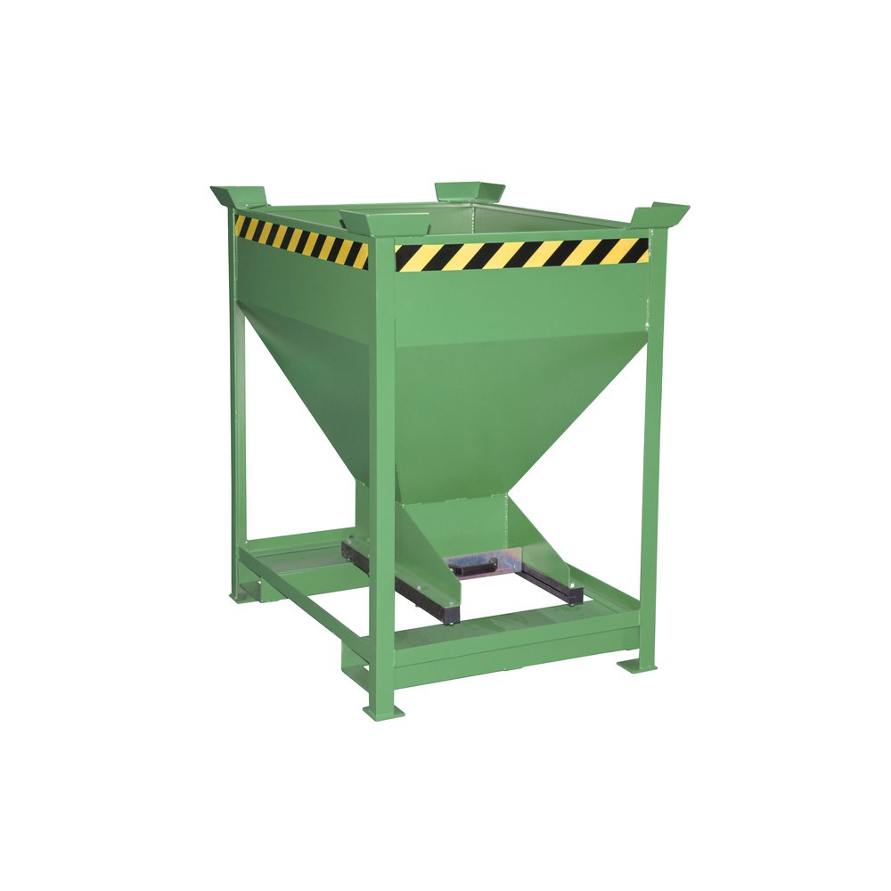 Produktabbildung Nr. 1: Bauer® Silo, avec fermeture coulissante + entrées de fourche, peint, volume 0,375 m², RAL 6011 vert réséda