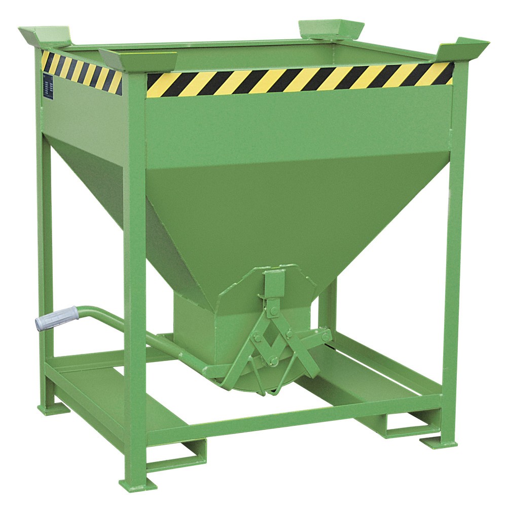 Produktabbildung Nr. 1: Bauer® Silo avec fermeture en ciseaux + entrées de fourche, peint, volume 0,375 m², RAL 6011 vert réséda