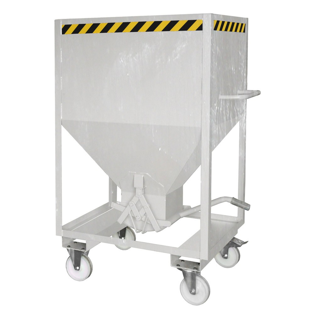 Produktabbildung Nr. 1: Bauer® Conteneur silo avec fermeture en ciseaux, entrées de fourche + roues, volume 0,6 m³