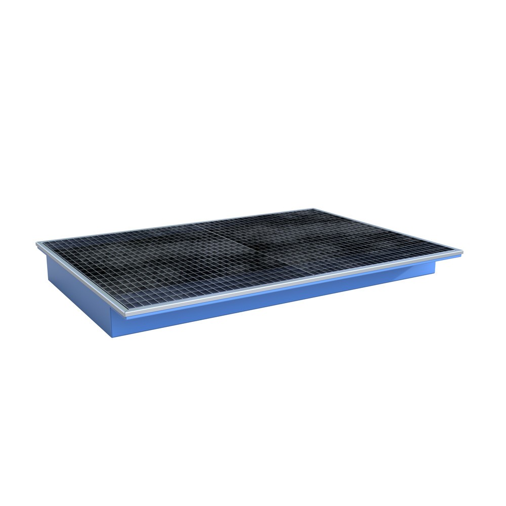 Produktabbildung: Bauer® Einhängewanne mit PE-Einsatz EHW 1800 PE, lackiert, Lichtblau