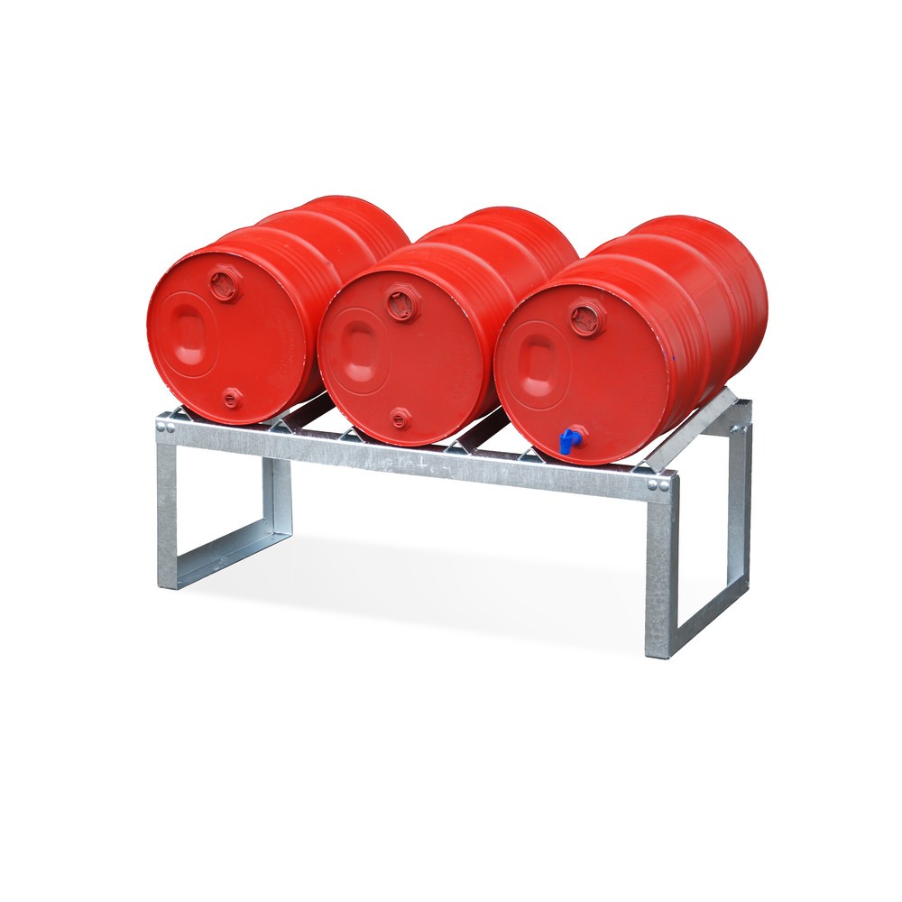 Produktabbildung Nr. 2: Bauer® Fassbock mit Winkelauflage, 3x 60 Liter