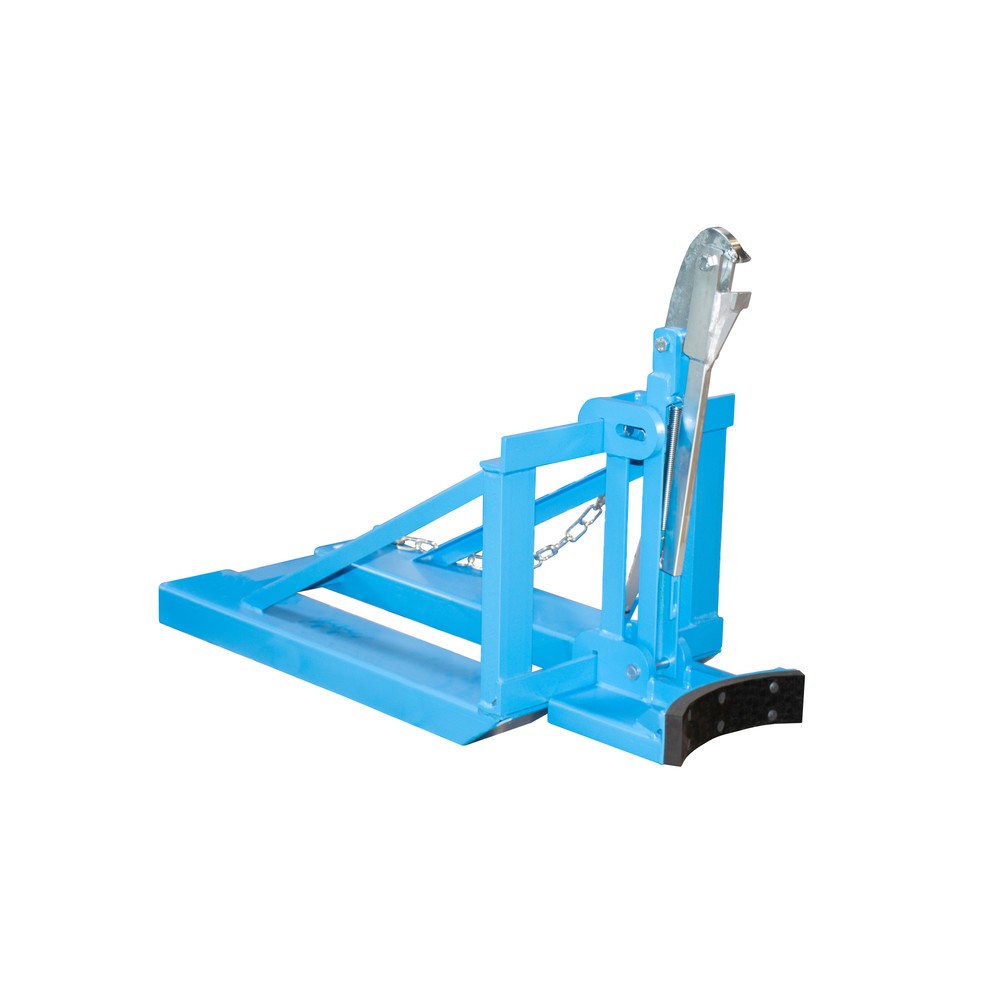 Produktabbildung: Bauer® Fassgreifer, Stahl- und Kunststoff-L-Ringfässer, TK 800 kg, RAL 5012 lichtblau
