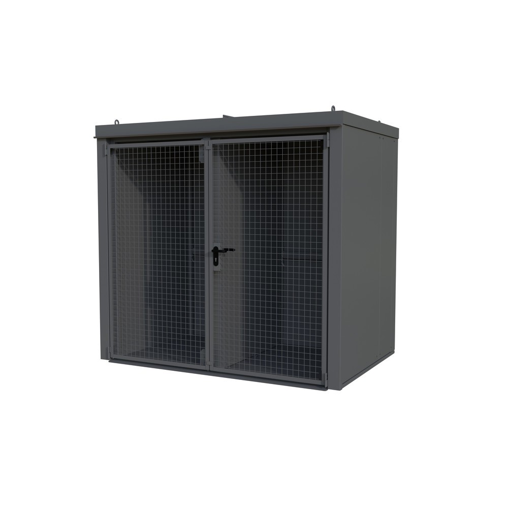 Produktabbildung Nr. 1: Bauer® Gasflaschen-Container GFC-B/W M3, lackiert, Mausgrau
