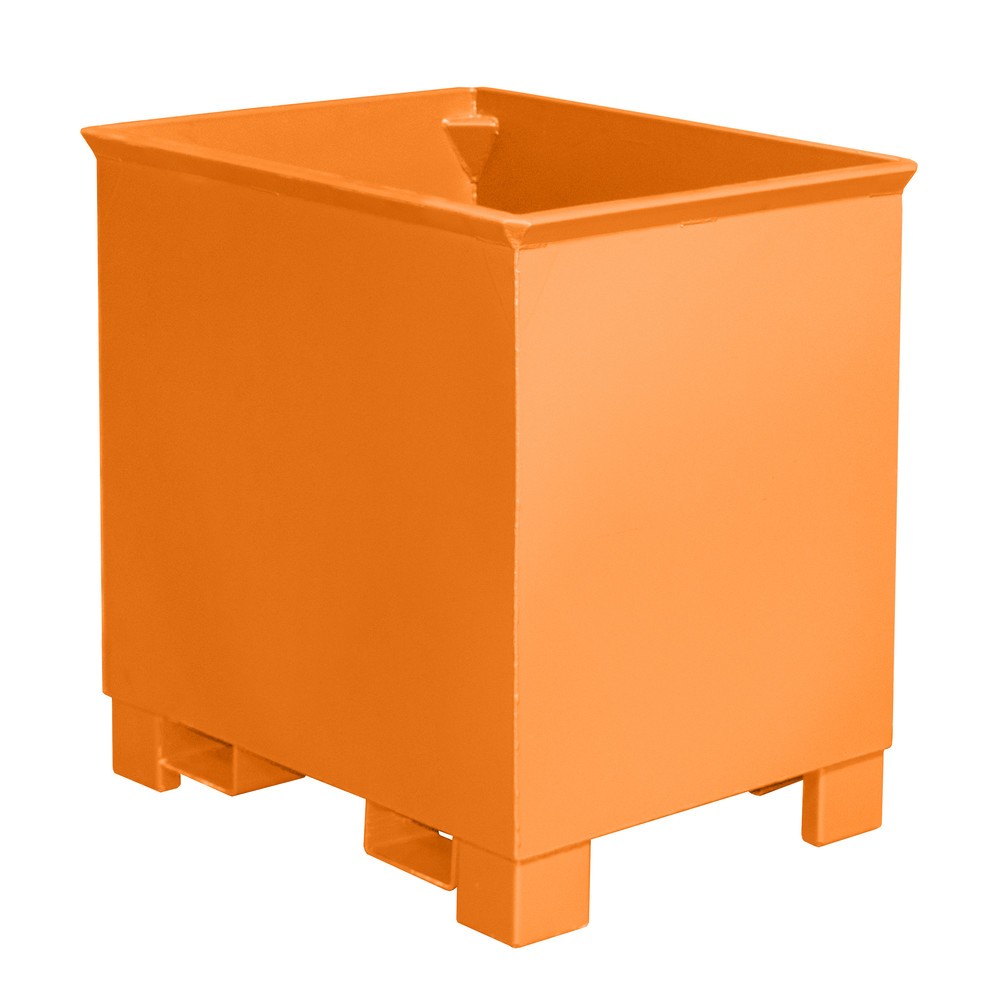 Produktabbildung Nr. 3: Bauer® Grossbehälter für Routenzüge, lackiert, Volumen 0,8 m³, RAL 7005 mausgrau