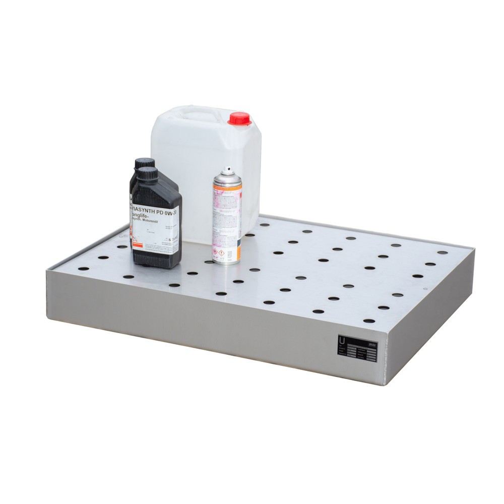 Produktabbildung Nr. 2: Kleingebindewanne für Bauer® Paletten KGW-P 2/M V4A, Edelstahl 1.4571