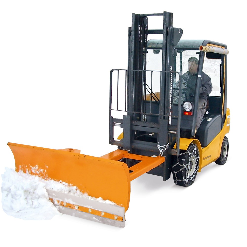 Illustration du produit: Bauer® Lame de chasse-neige avec racle PU, suspension pendulaire, largeur 1 500 mm