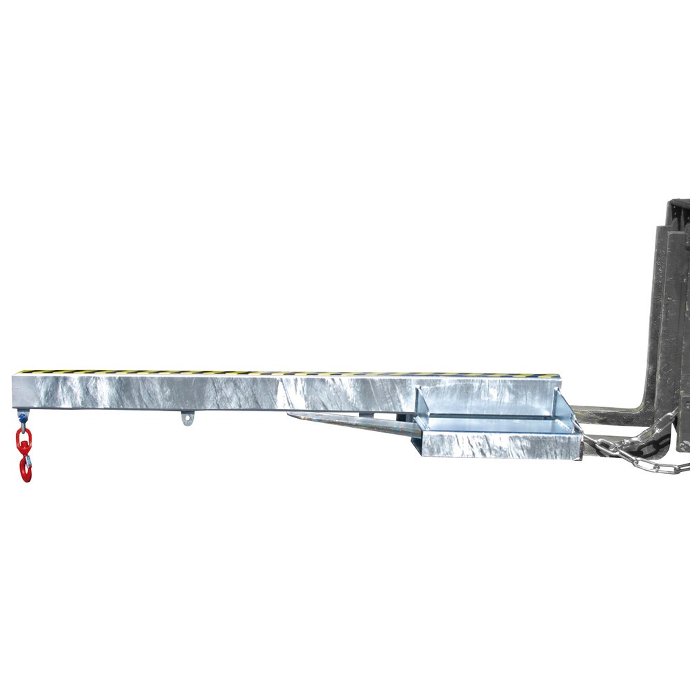 Produktabbildung Nr. 1: Bauer® Lastarm Modell 1, starre Ausführung, 3 Hakenpositionen, Grundlänge 1.600 mm, TK 2.500 kg, verzinkt