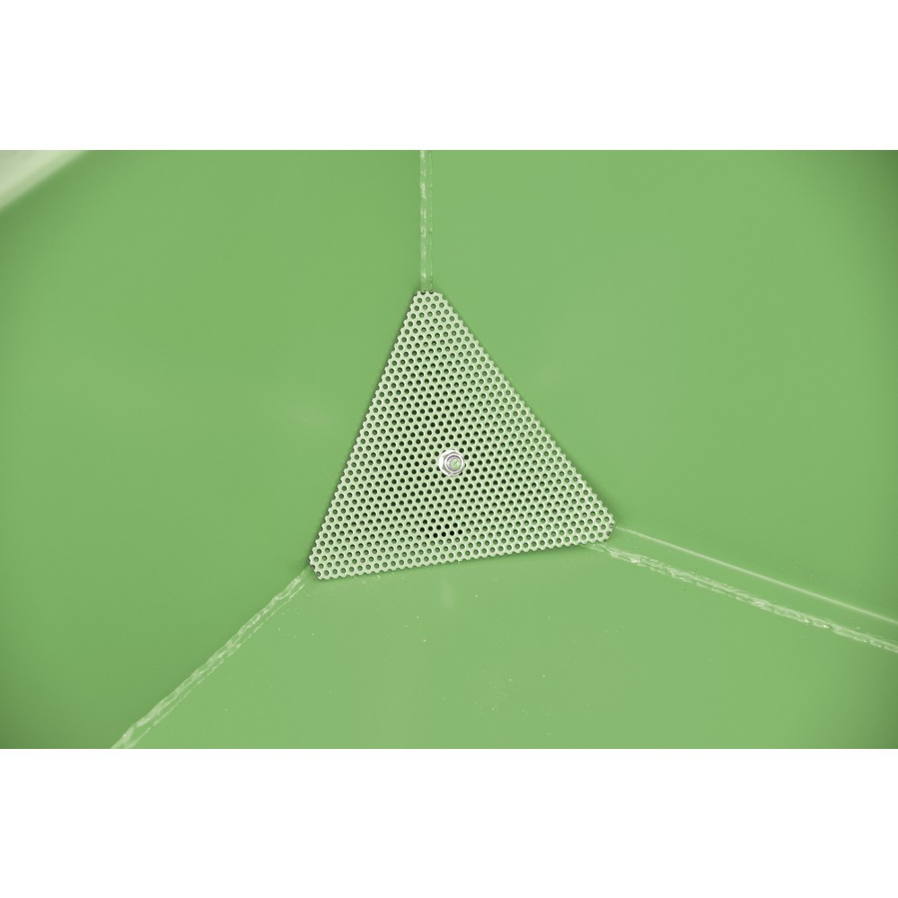 Illustration du produit: Bauer® Mini benne à copeaux, très faible hauteur de construction, peinte, volume 0,61 m³, RAL 6011 vert réséda