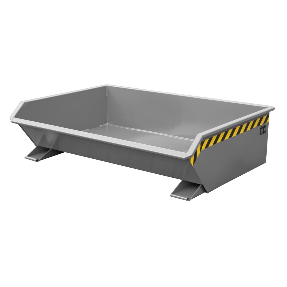 Illustration du produit: Bauer® Mini benne basculante, très faible hauteur de construction, peinte, volume 0,61 m³, RAL 7005 gris souris