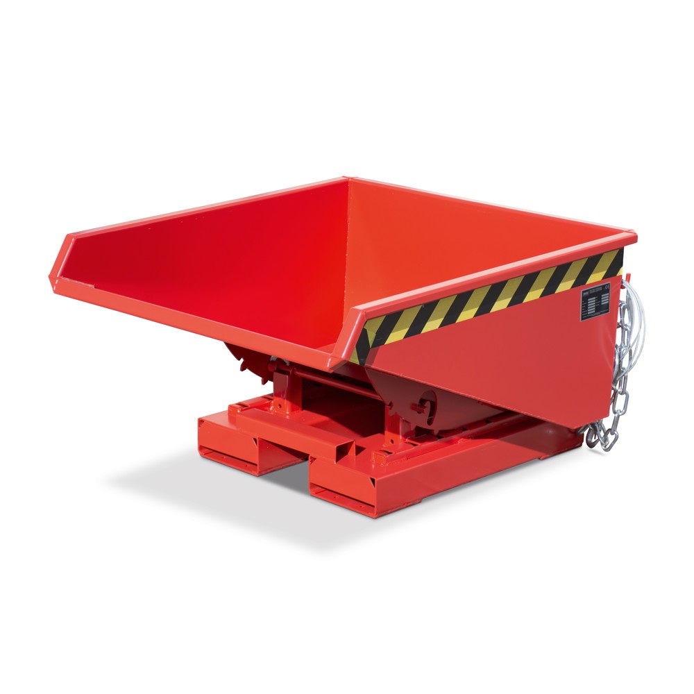 Produktabbildung Nr. 3: Bauer® Mini-benne basculante avec mécanisme d'aide au basculement, faible hauteur de construction, peinte, volume 0,225 m³, RAL 6011 vert réséda