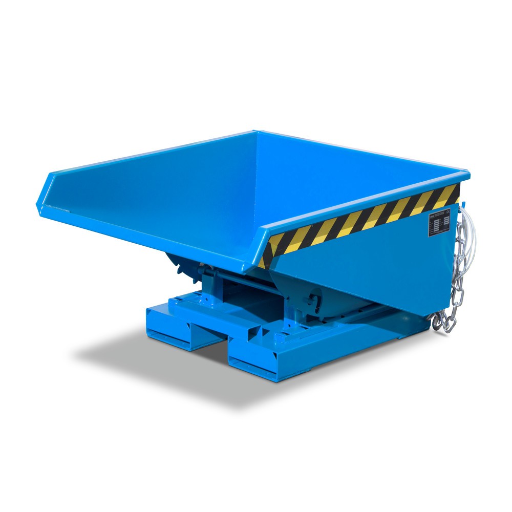 Produktabbildung Nr. 6: Bauer® Mini-benne basculante avec mécanisme d'aide au basculement, faible hauteur de construction, peinte, volume 0,225 m³, RAL 6011 vert réséda