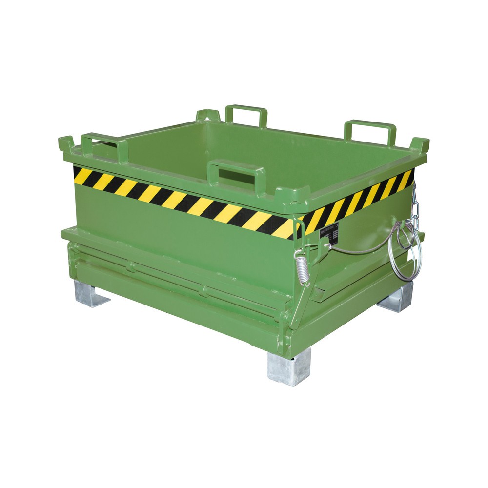 Illustration du produit: Bauer® Mini-poubelle, volume 0,24 m³, RAL 6011 vert réséda