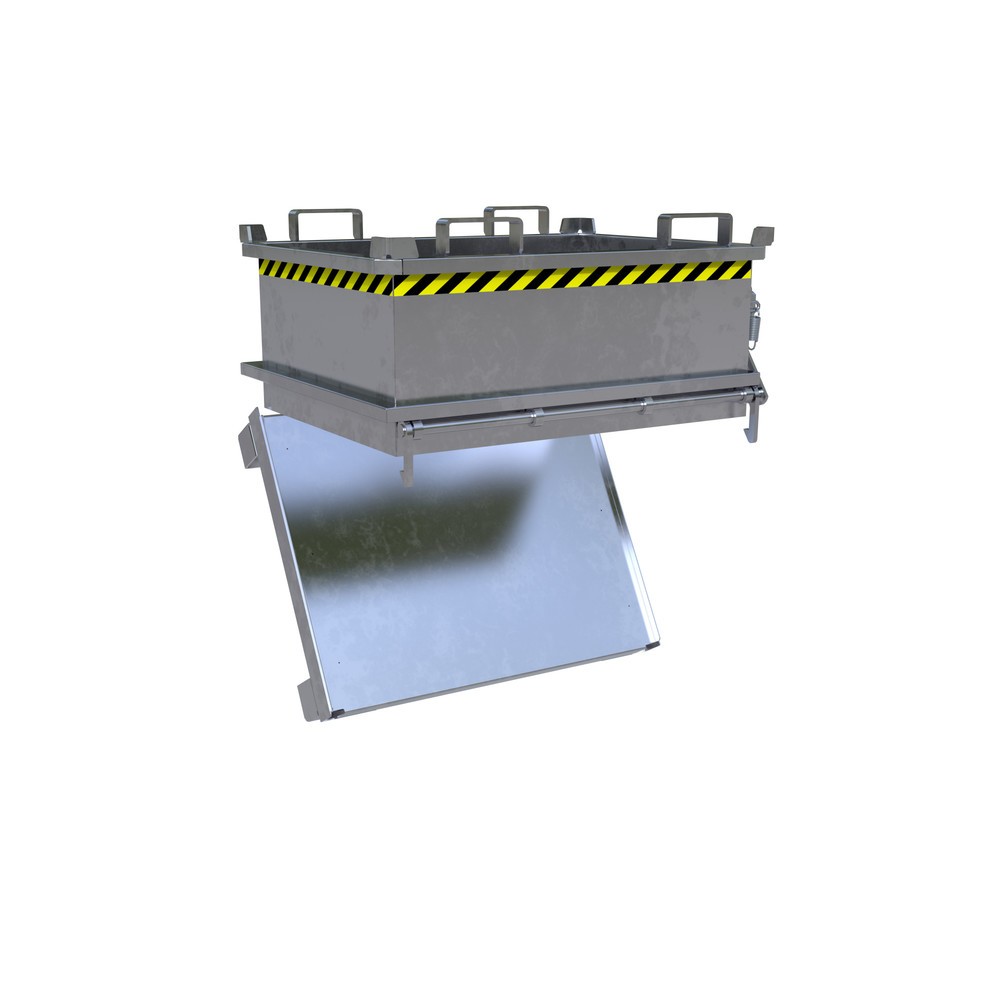 Produktabbildung Nr. 2: Bauer® Mini-poubelle, volume 0,24 m³, galvanisée à chaud