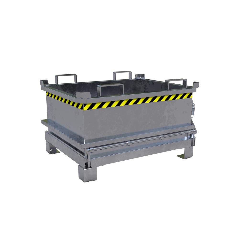 Illustration du produit: Bauer® Mini-poubelle, volume 0,24 m³, galvanisée à chaud