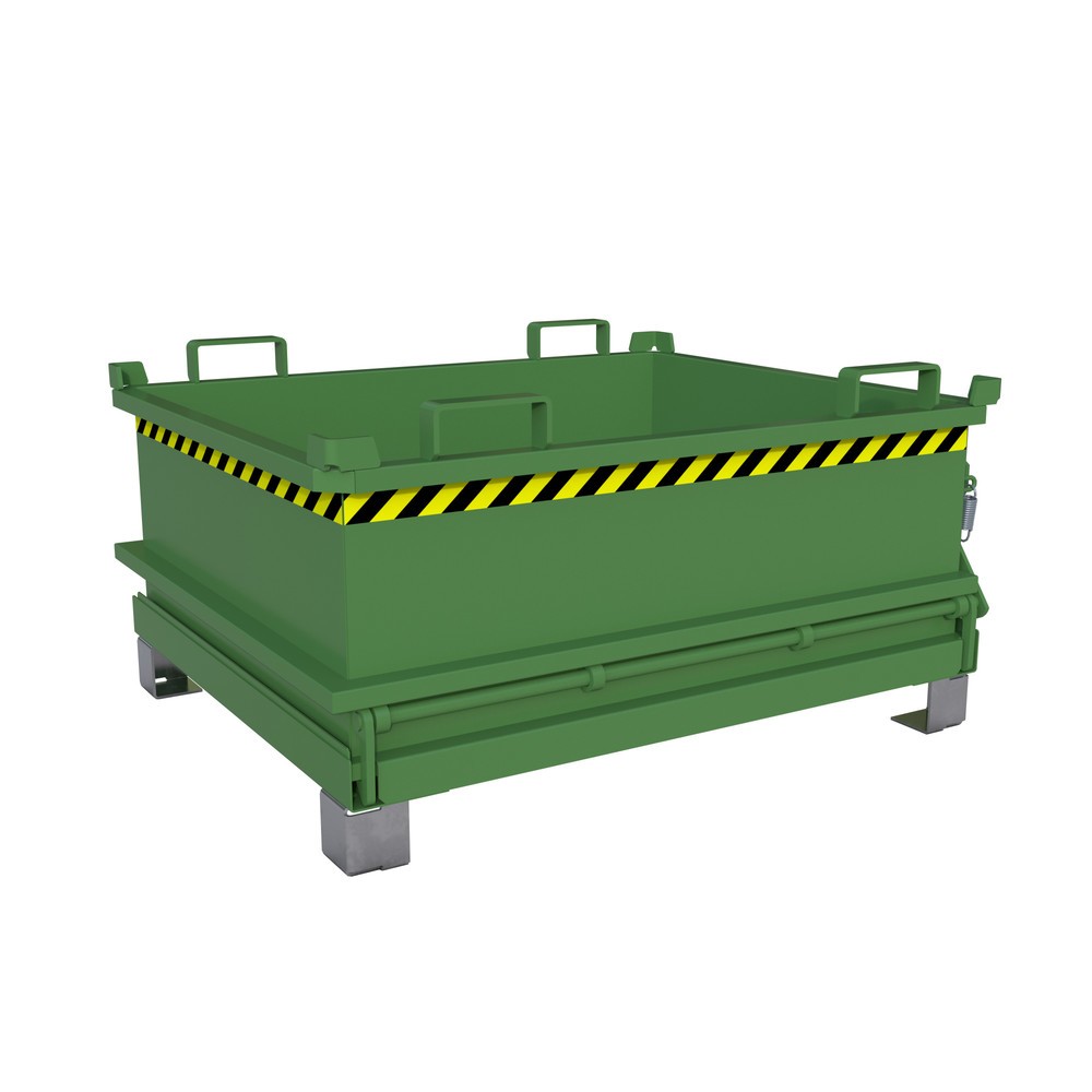 Illustration du produit: Bauer® Mini-poubelle, volume 0,37 m³, RAL 6011 vert réséda