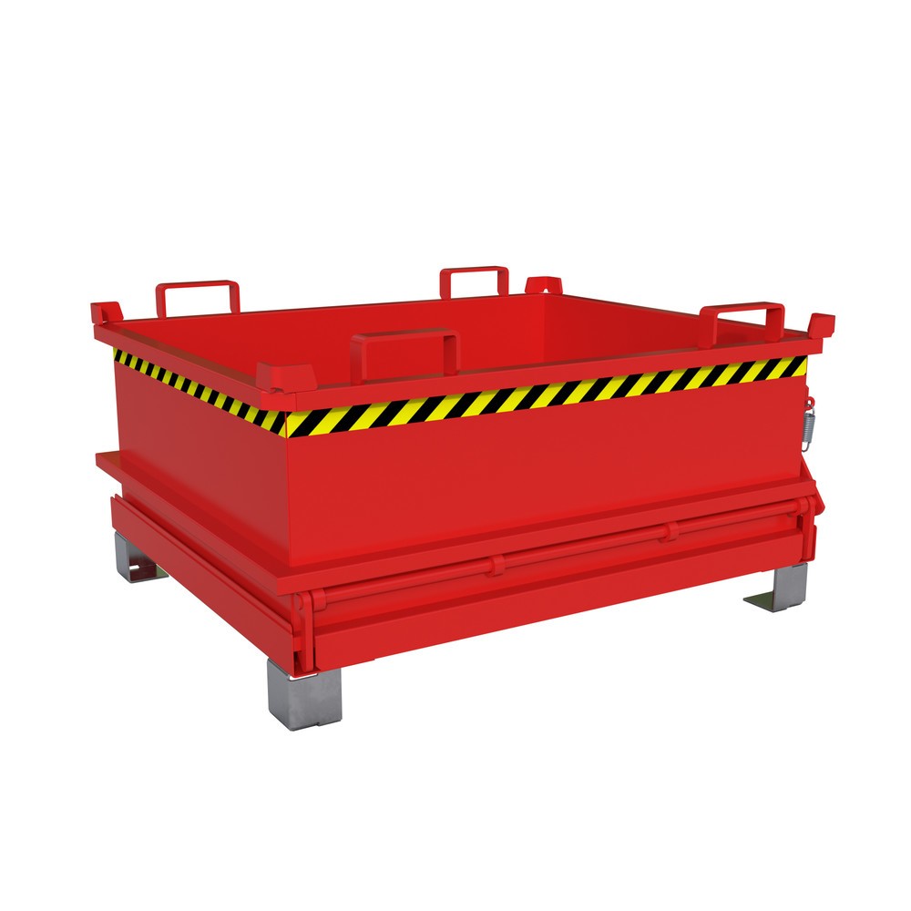 Produktabbildung Nr. 1: Bauer® Mini-poubelle, volume 0,37 m³, RAL 3000 rouge feu