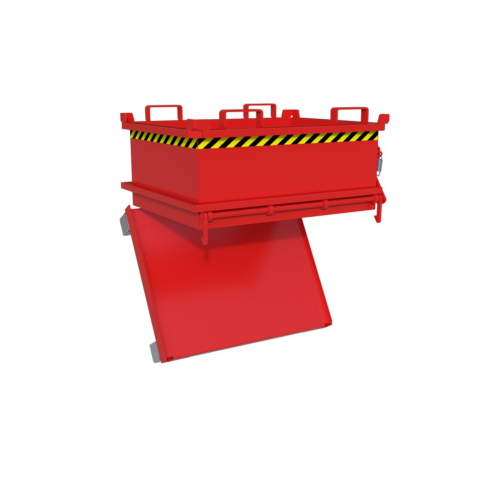 Produktabbildung Nr. 2: Bauer® Mini-poubelle, volume 0,24 m³, RAL 3000 rouge feu