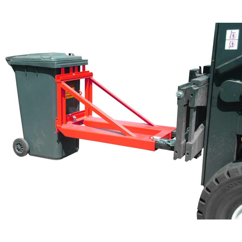 Produktabbildung Nr. 2: Bauer® Mülltonnen-Heber MH-I, lackiert, Feuerrot