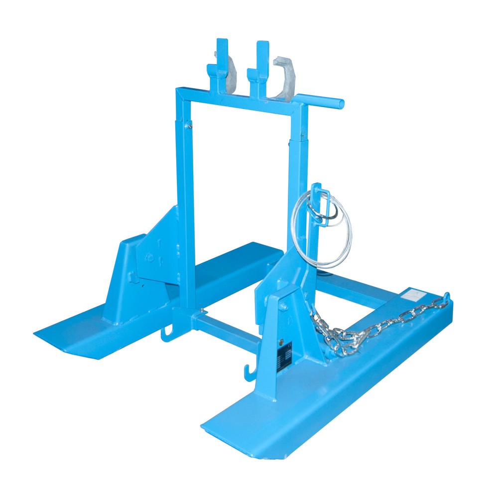 Produktabbildung: Bauer® Mülltonnen-Kipper MK für Stapler, 1x 80-/120-Liter-Mülltonne, Zugseil