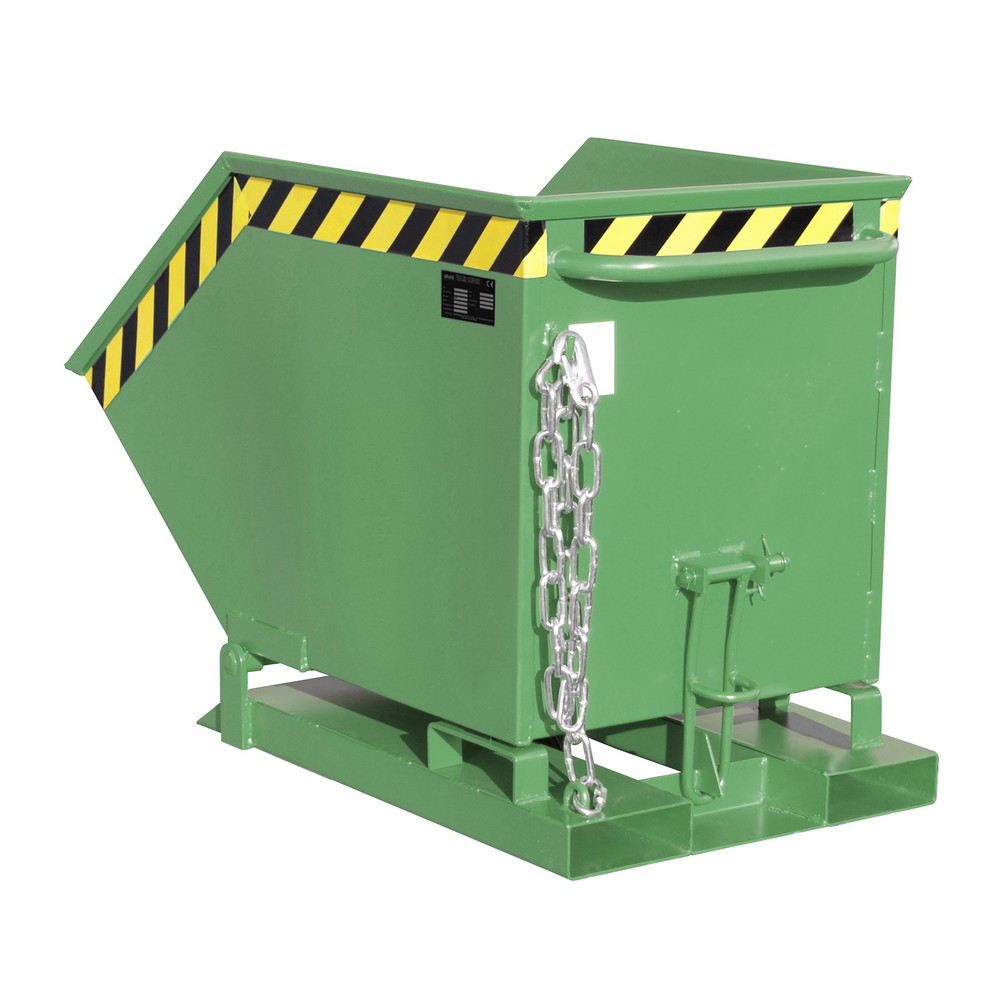 Produktabbildung Nr. 1: Bauer® Muldenkipper, kastenförmige Mulde, lackiert, Volumen 0,25 m³, RAL 6011 resedagrün
