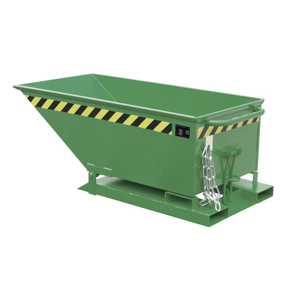 Produktabbildung Nr. 1: Bauer® Muldenkipper, niedrige Mulde, lackiert, Volumen 0,25 m³, RAL 6011 resedagrün