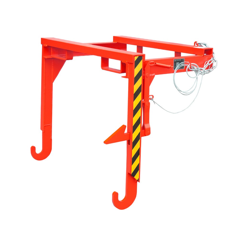 Produktabbildung Nr. 1: Bauer® Traverse pour benne basculante empilable, volume 0,9 m³, RAL 3000 rouge feu