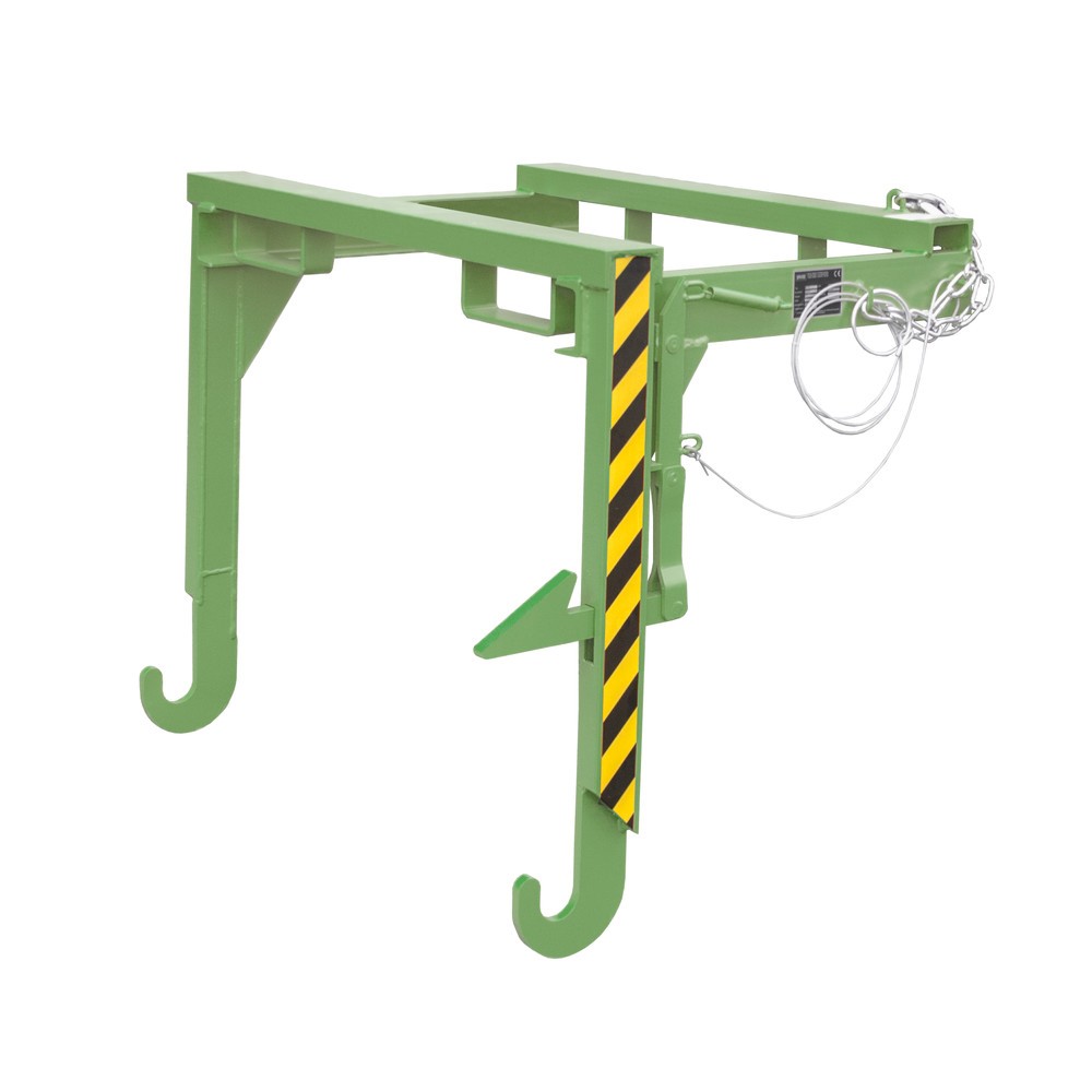 Produktabbildung Nr. 1: Bauer® Traverse pour benne basculante empilable, volume 0,9 m³, RAL 6011 vert réséda