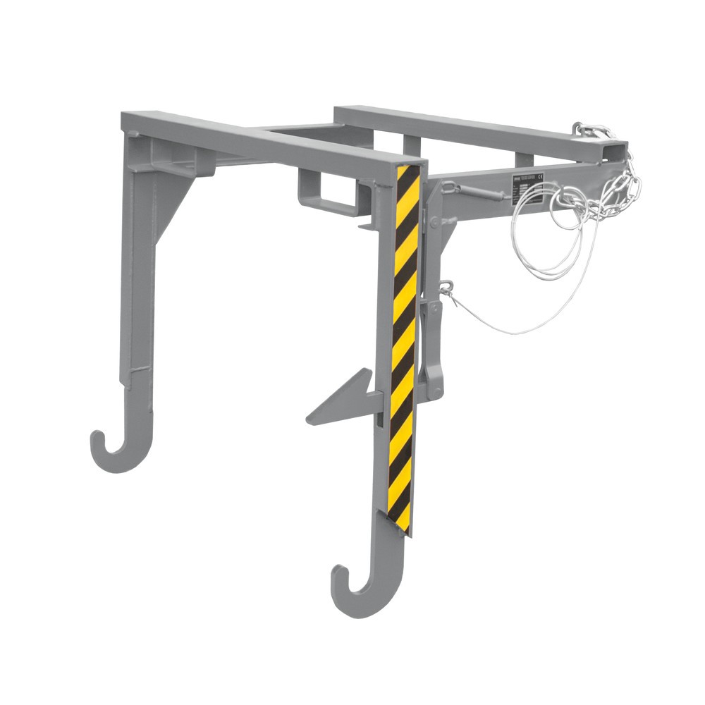 Produktabbildung Nr. 1: Bauer® Traverse pour benne basculante empilable, volume 0,9 m³, RAL 7005 gris souris