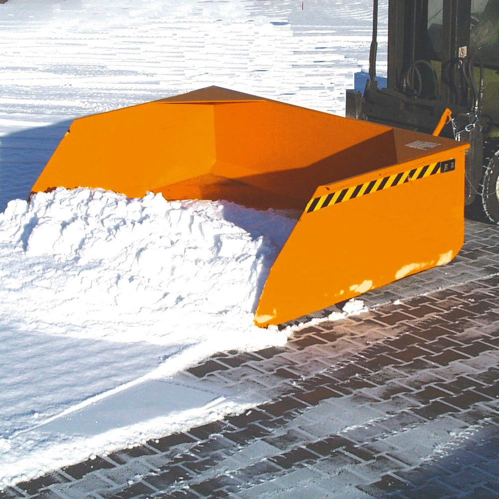 Produktabbildung Nr. 2: Bauer® Pelle pour chariot élévateur, capacité de charge 1 500 kg, volume 0,75 m³, orange
