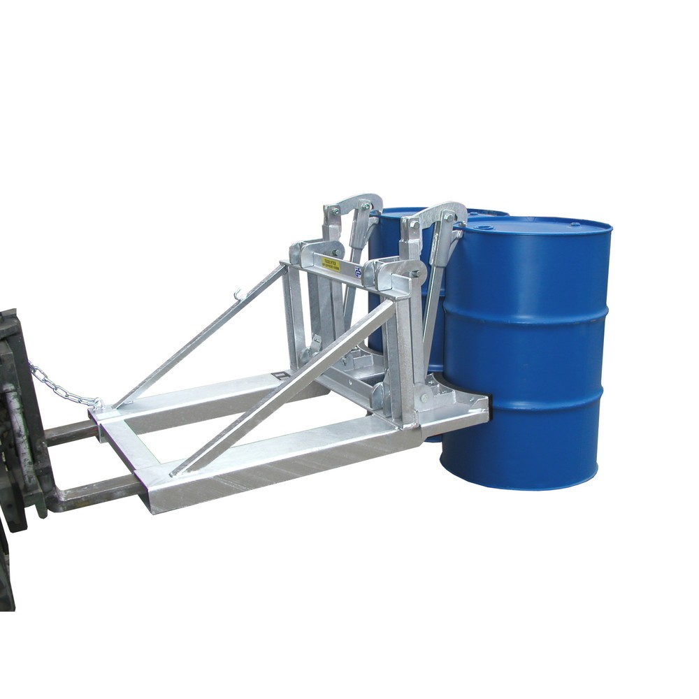 Produktabbildung Nr. 3: Bauer® Pince à fûts, fûts à bonde en acier et en plastique, capacité de charge 1 600 kg, galvanisé à chaud