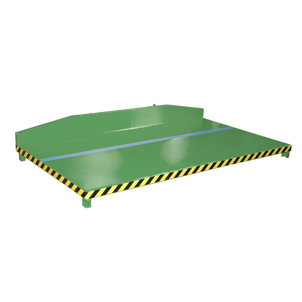 Produktabbildung: Bauer® Restgitter-Palette, LxBxH 1.540 x 2.500 x 377 mm, RAL 6011 resedagrün