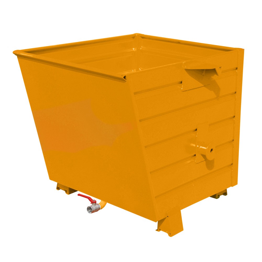 Produktabbildung: Bauer® Späne-Stapelkipper BSS 55, lackiert, Gelborange