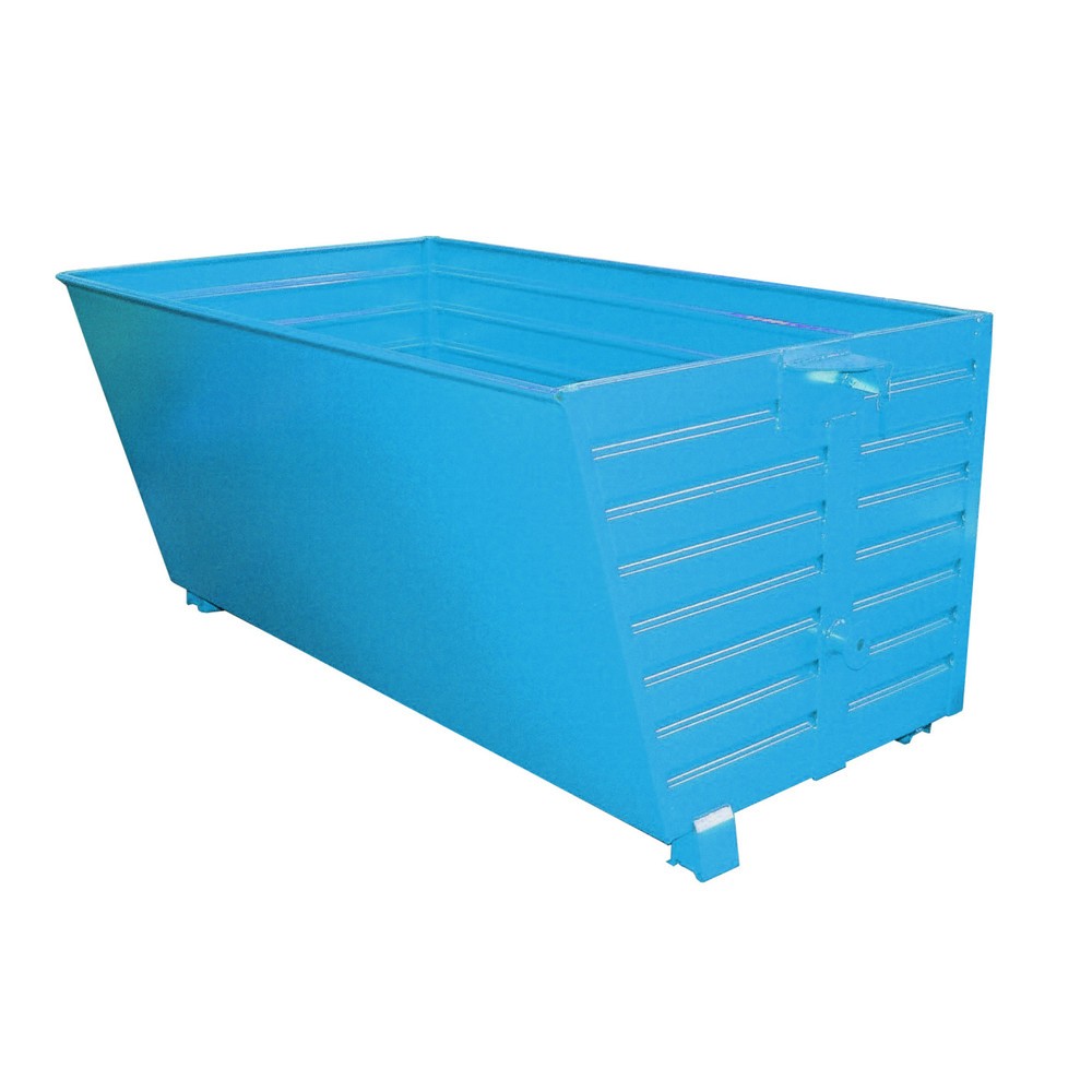 Produktabbildung Nr. 1: Bauer® Stapelbarer Kippbehälter, lackiert, Volumen 2 m³, RAL 5012 lichtblau