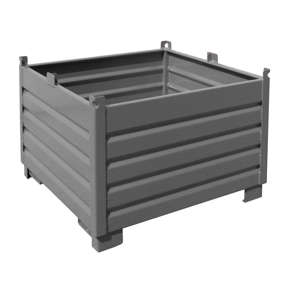 Illustration du produit: Bauer® Système de poubelle type SBS, volume 1 m³, RAL 7005 gris souris
