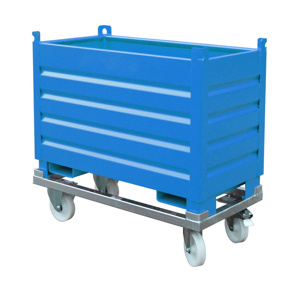 Produktabbildung Nr. 2: Bauer® Système de poubelle type SBS, volume 0,5 m³, RAL 5012 bleu clair