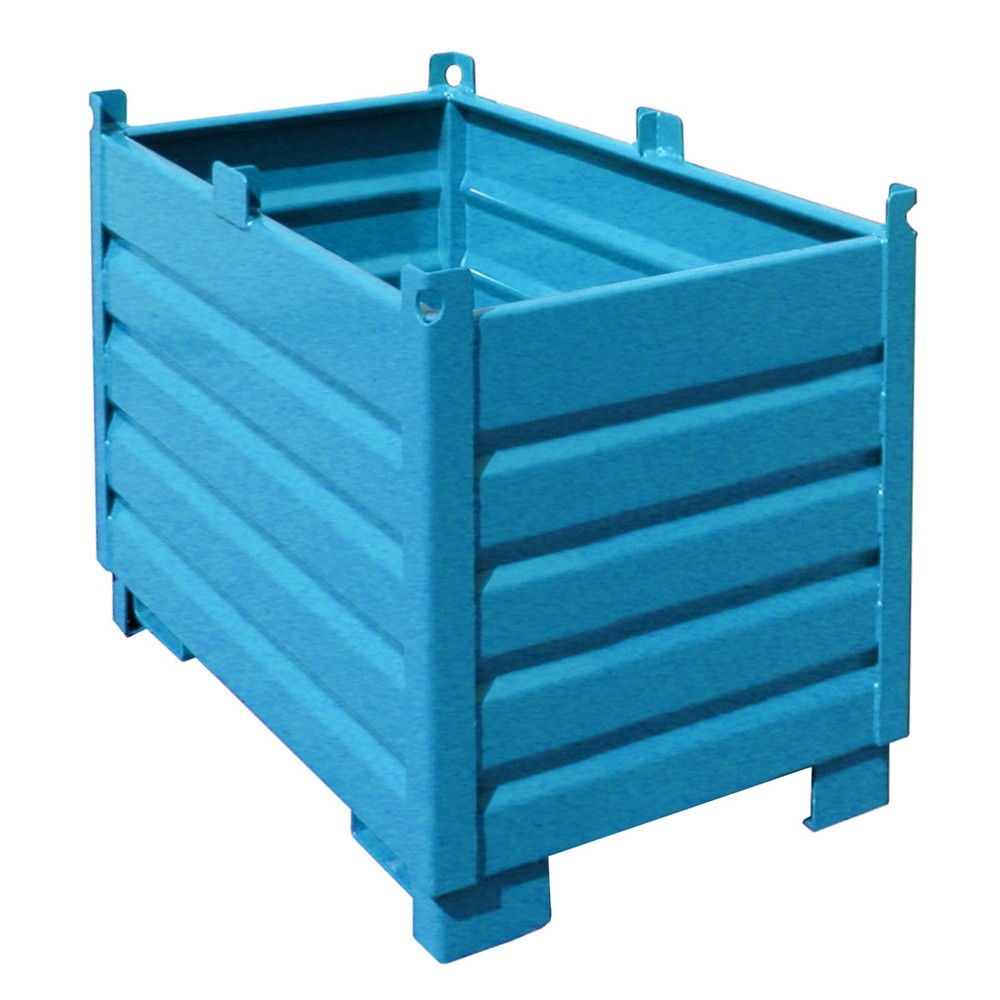 Produktabbildung Nr. 1: Bauer® Système de poubelle type SBS, volume 0,5 m³, RAL 5012 bleu clair