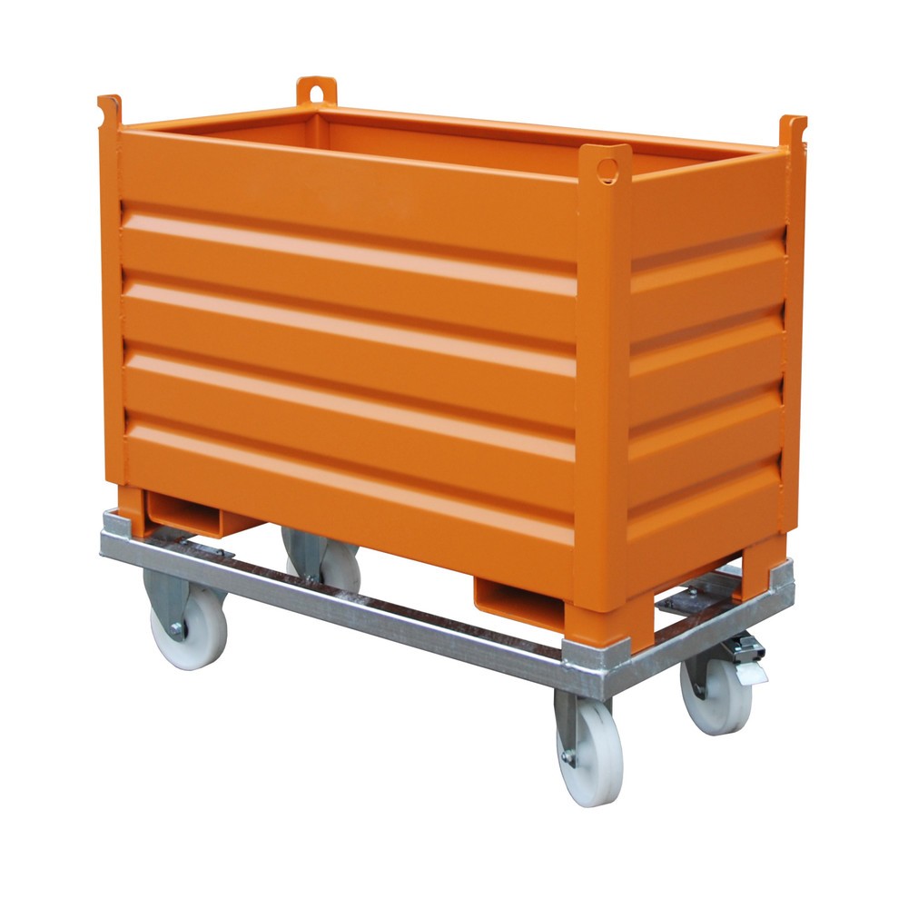 Produktabbildung Nr. 2: Bauer® Système de poubelle type SBS, volume 0,5 m³, RAL 2000 jaune orange