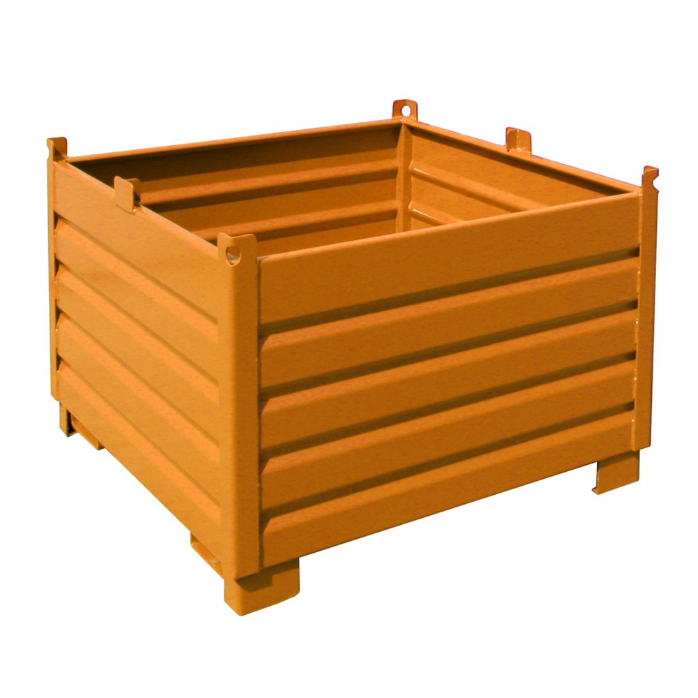 Illustration du produit: Bauer® Système de poubelle type SBS, volume 1 m³, RAL 2000 jaune orange
