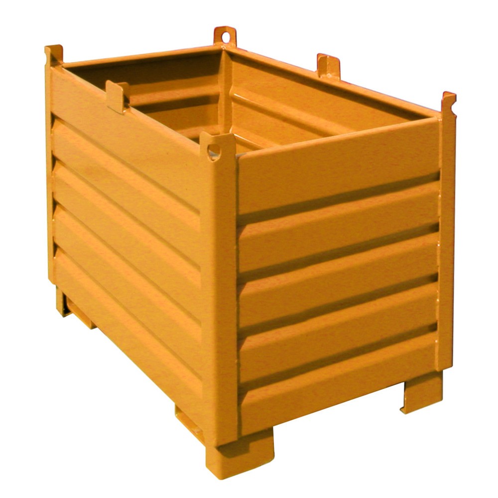 Illustration du produit: Bauer® Système de poubelle type SBS, volume 0,5 m³, RAL 2000 jaune orange