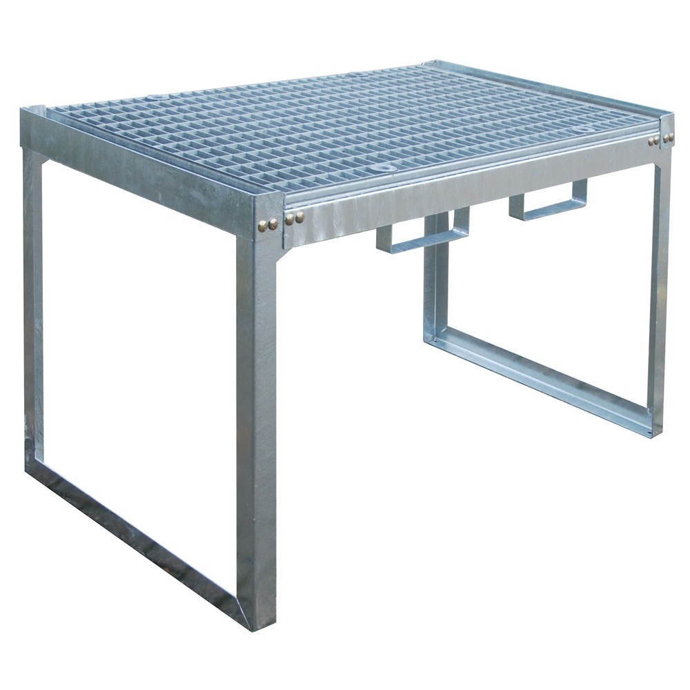 Produktabbildung Nr. 1: Bauer® Système de rayonnage à fûts modulaire, H x l x P 780 x 1 310 x 800 mm, pour emballages