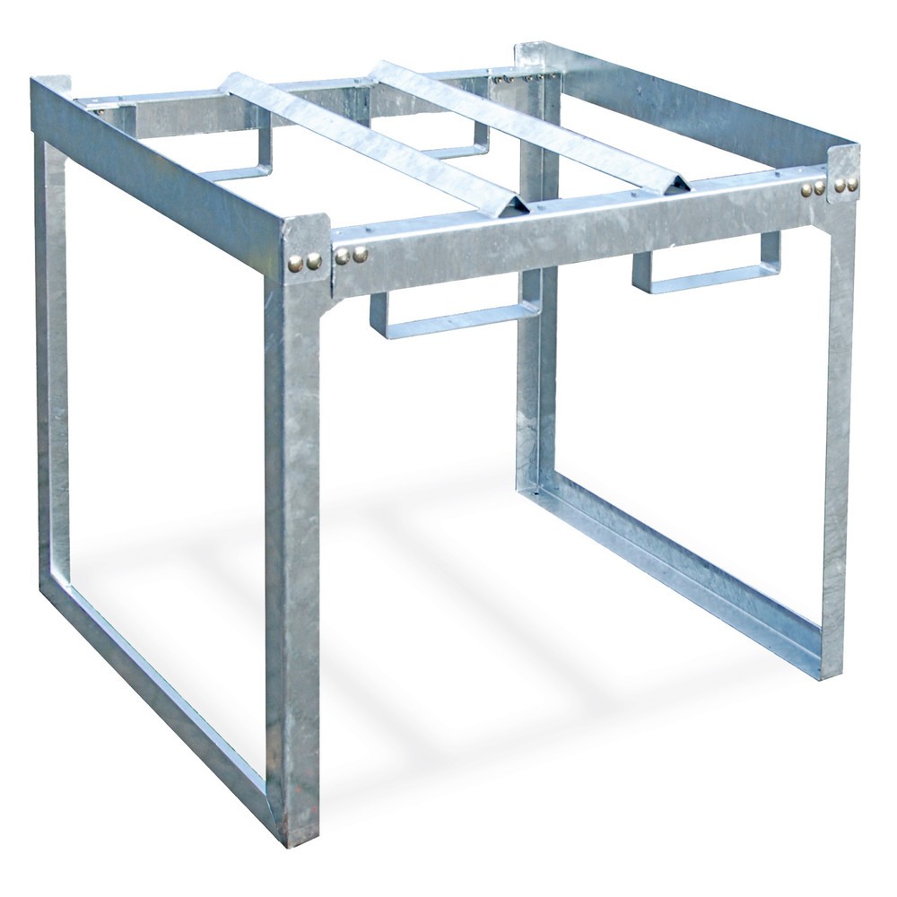 Illustration du produit: Bauer® Système de rayonnage à fûts modulaire, H x l x P 780 x 910 x 790 mm, pour 1 fût à 200 l