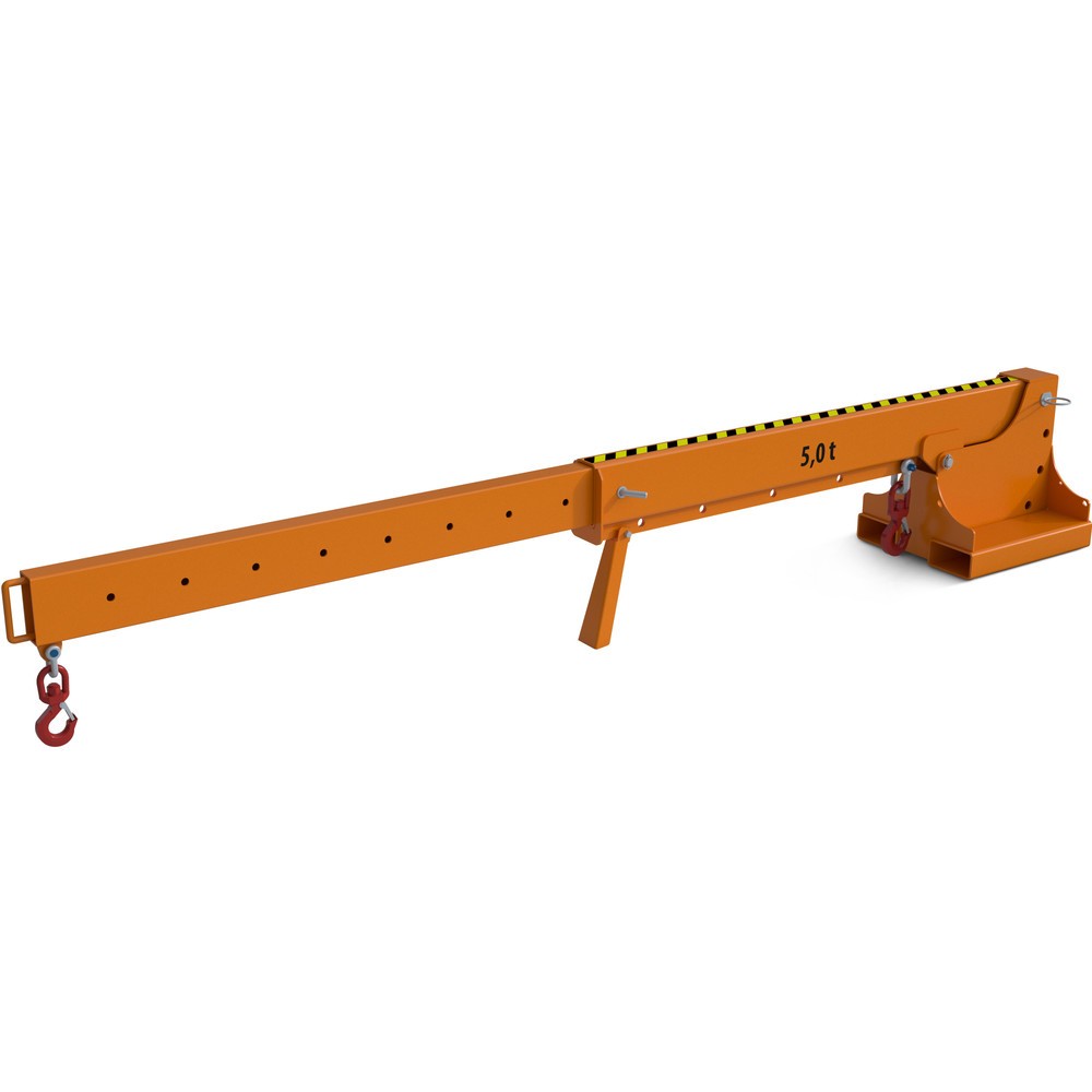 Produktabbildung Nr. 4: Bauer® Teleskoplader Modell 1, Reichweite bis 3.690 mm, TK bis 2.500 kg, gelborange