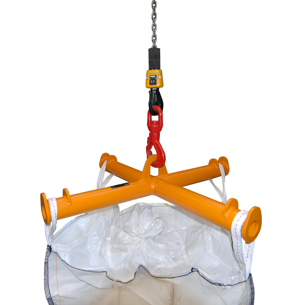 Produktabbildung Nr. 2: Bauer® Traverse de levage pour Big-Bag, capacité de charge 2 000 kg, peinte, RAL 2000 orangé jaune