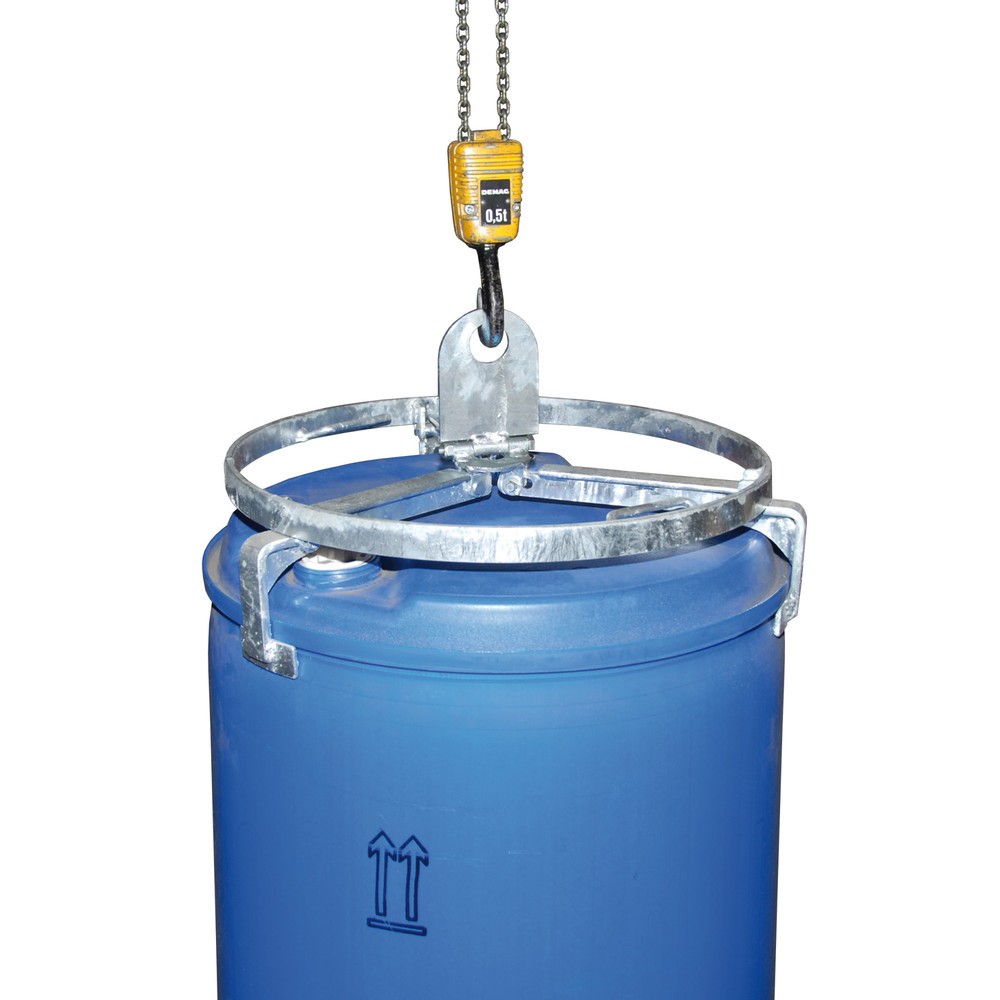 Produktabbildung Nr. 1: Bauer® Traverse pour fûts, capacité de charge 300 kg, Ø 610 mm, hauteur 270 mm, galvanisé à chaud