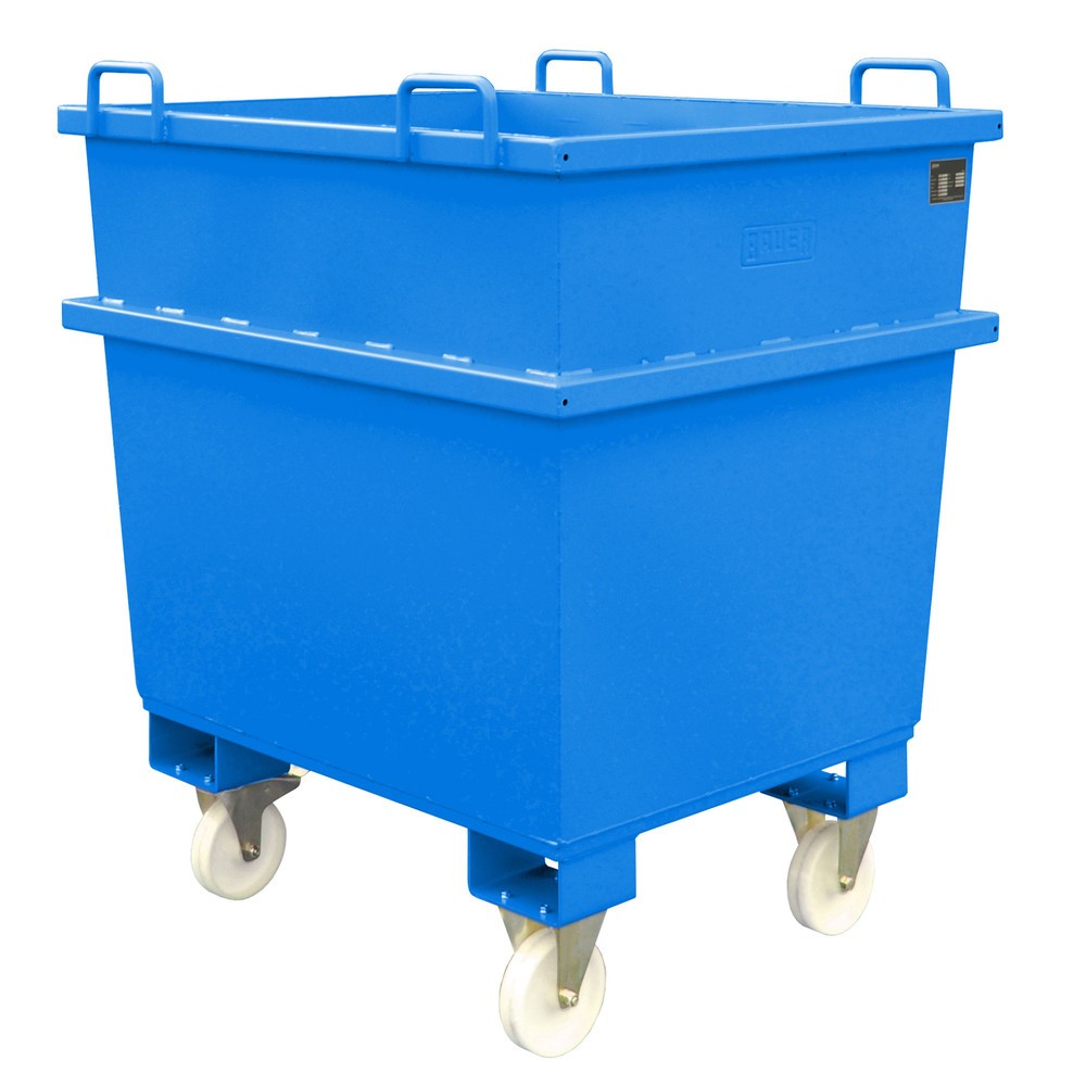 Produktabbildung Nr. 2: Bauer® Universal-Container Typ UC, Volumen 1 m³, RAL 5012 lichtblau