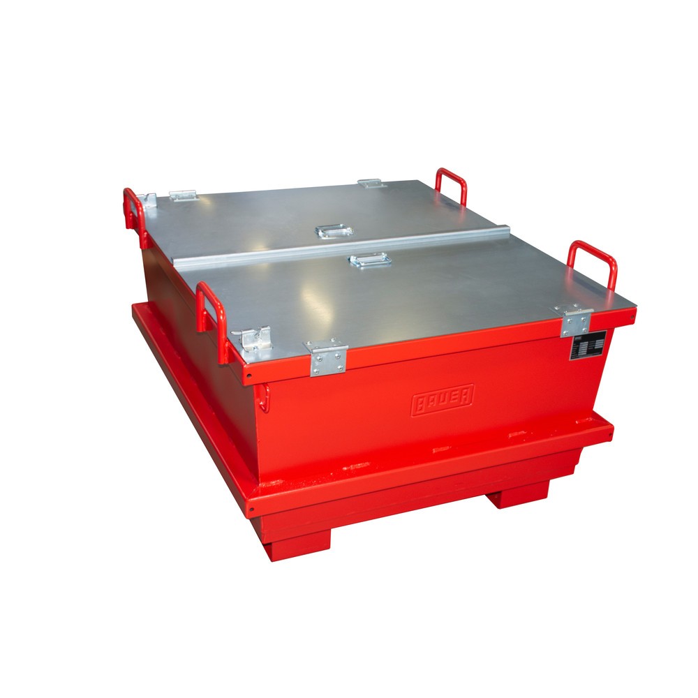 Produktabbildung Nr. 2: Bauer® Universal-Container Typ UC, Volumen 0,5 m³, RAL 3000 feuerrot