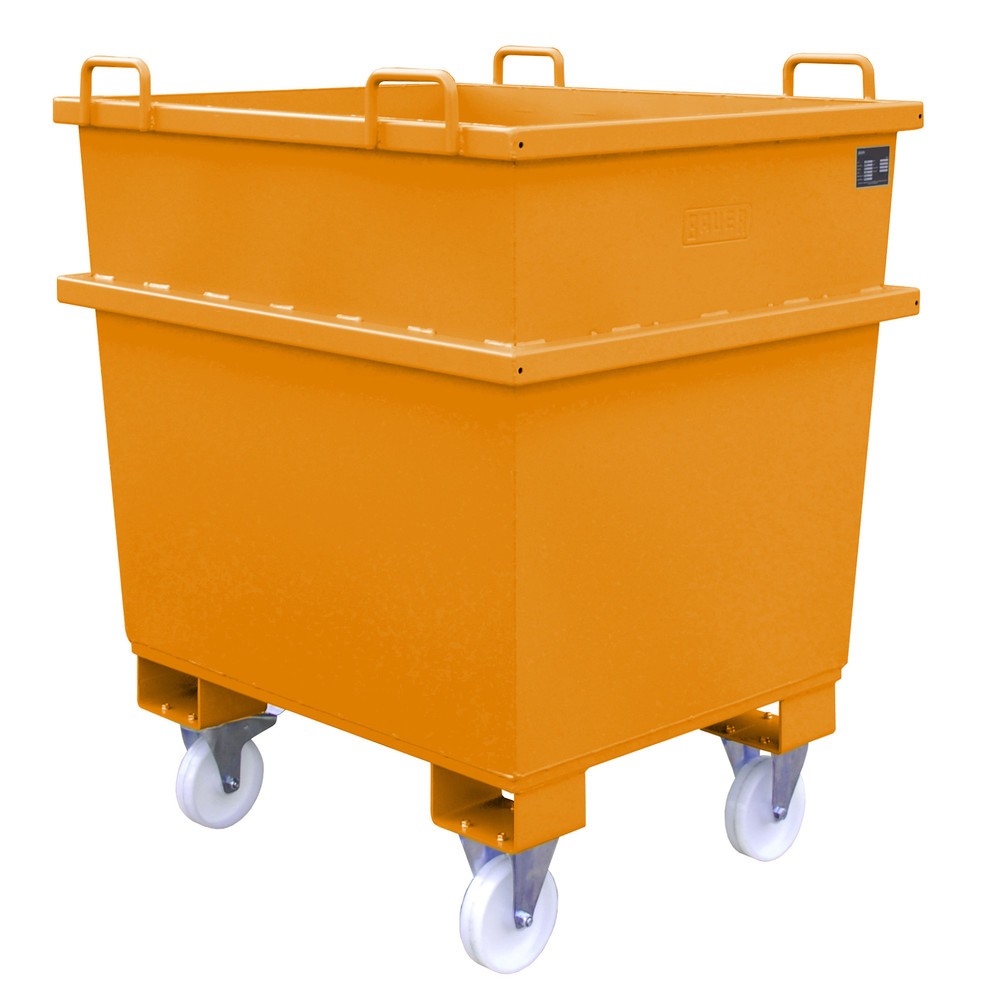 Produktabbildung Nr. 2: Bauer® Universal-Container Typ UC, Volumen 1 m³, RAL 2000 gelborange