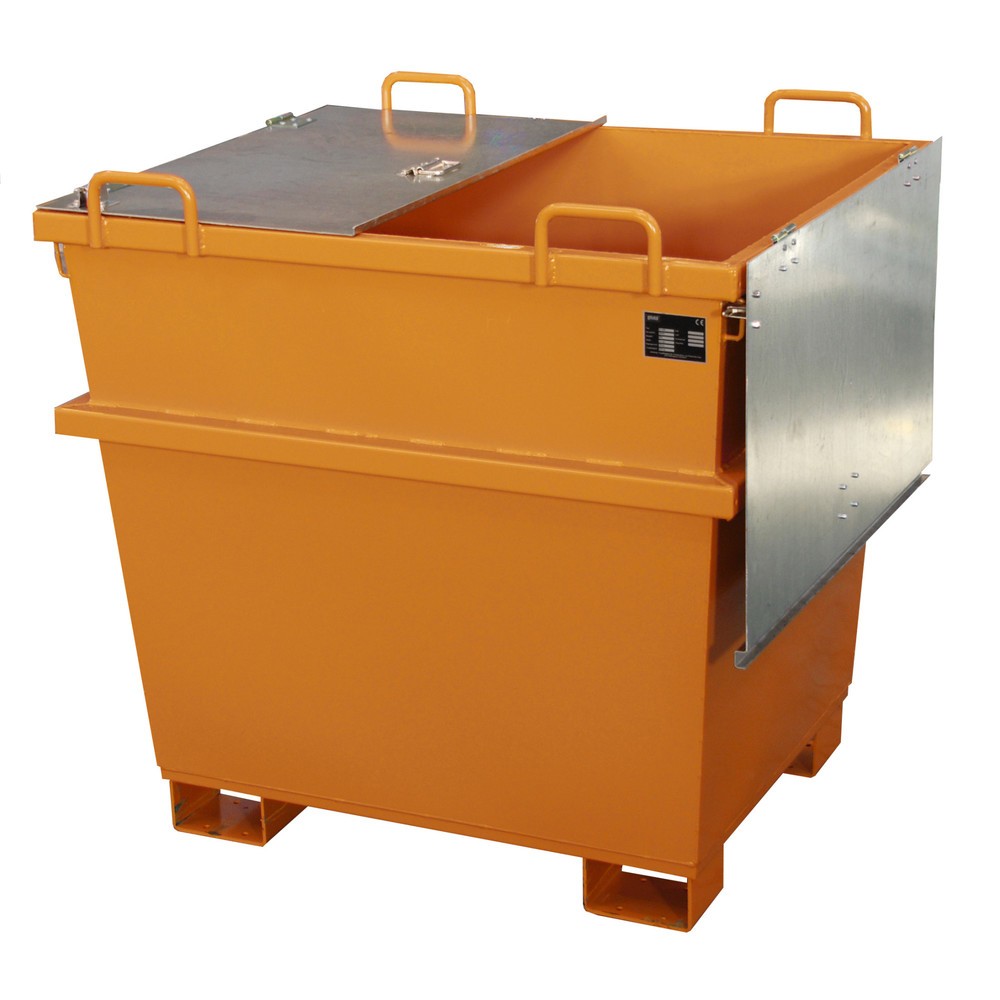 Produktabbildung Nr. 3: Bauer® Universal-Container Typ UC, Volumen 1 m³, RAL 2000 gelborange
